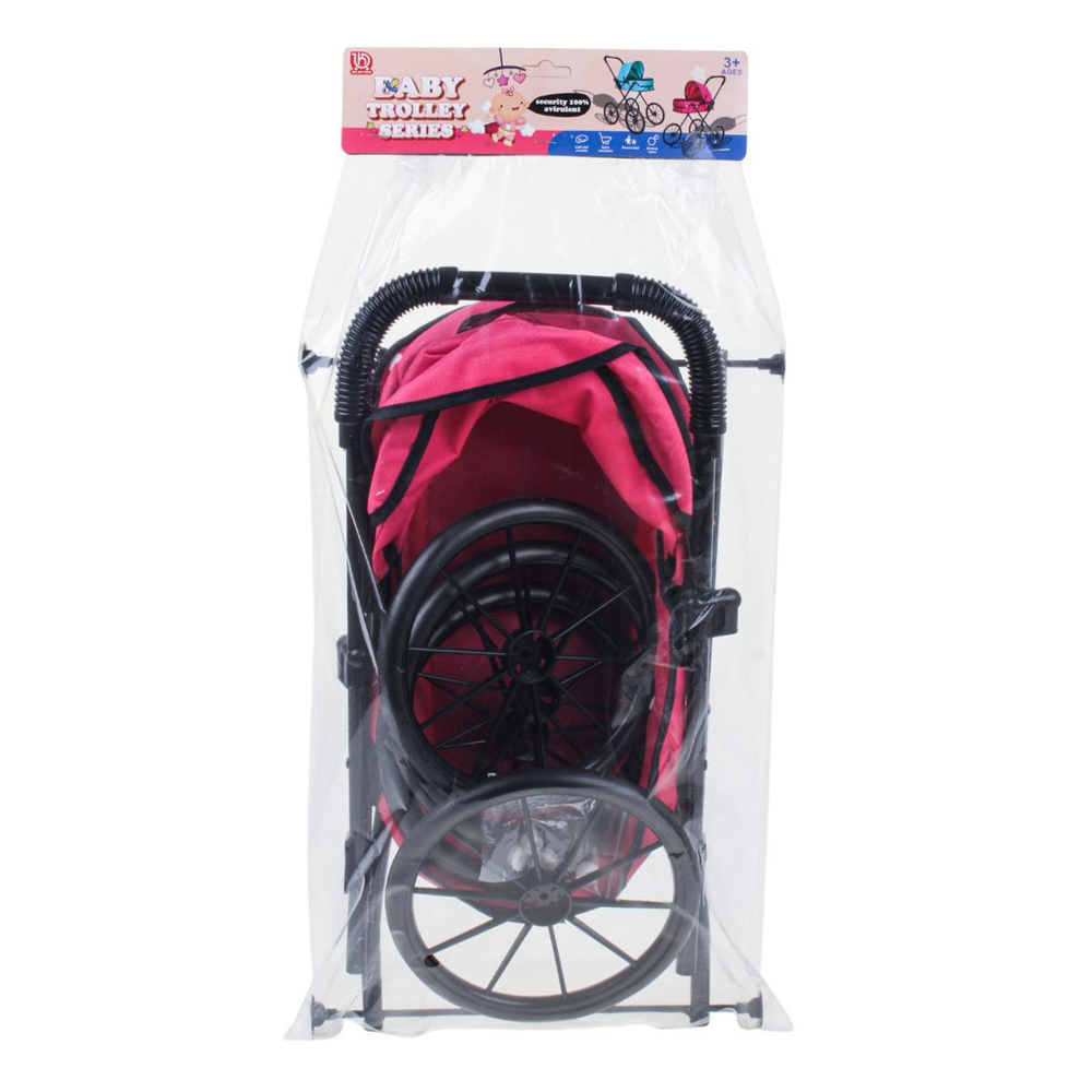 Коляска для кукол лежачая 31*52*63 см. пакет Z918-19