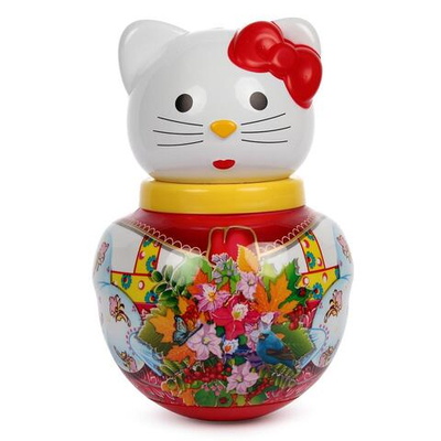 Неваляшка малая "Кошечка Алина" пакет 18см (Стеллар)