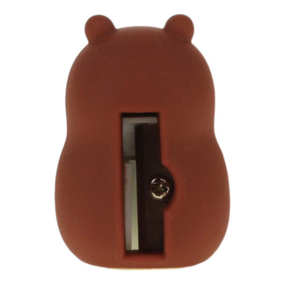 Точилка 1отв. "Capybara" пласт, ассорти 2 цвета (Mazari)