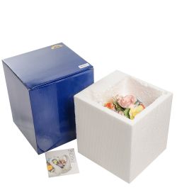 Pavone CMS-61/ 2 Статуэтка «Полосатый Кот с вазой цветов»