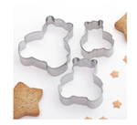 Набор форм для вырезания печенья "Мишки" 5,6*6 см (3 шт)