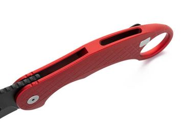 Нож Lion Steel "L.E.One" L/LE1 A RB, сталь клинка CPM-Magnacut, черный клинок, красня рук.