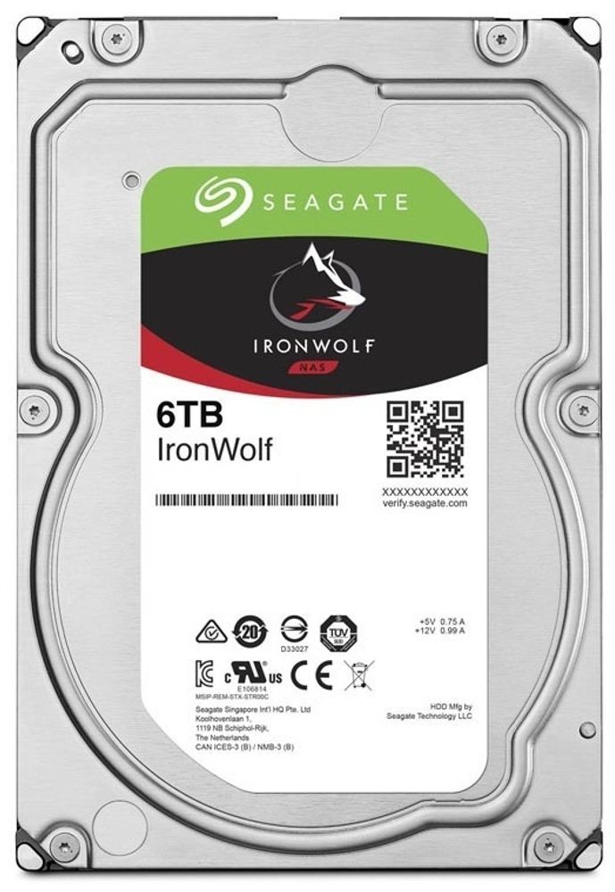 HDD Seagate IronWolf NAS ST6000VN001 6000 ГБ