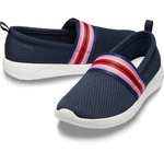 Женские слипоны CROCS Women's LiteRide Mesh Slip-On Navy Colorblock/Navy