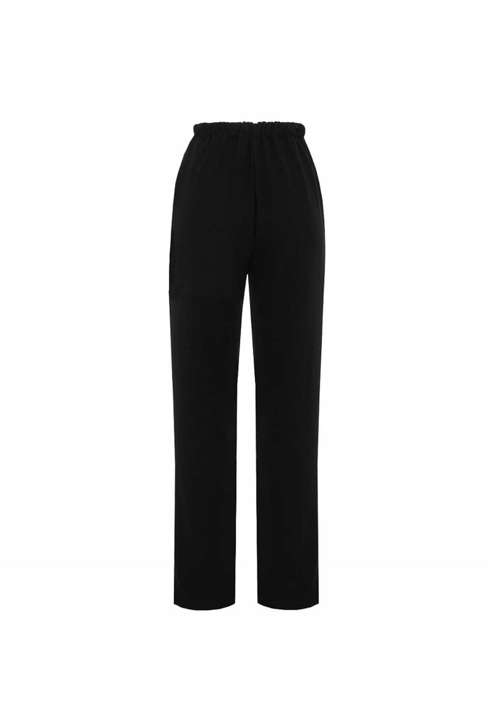 Брюки из крепа черные 18-18SS