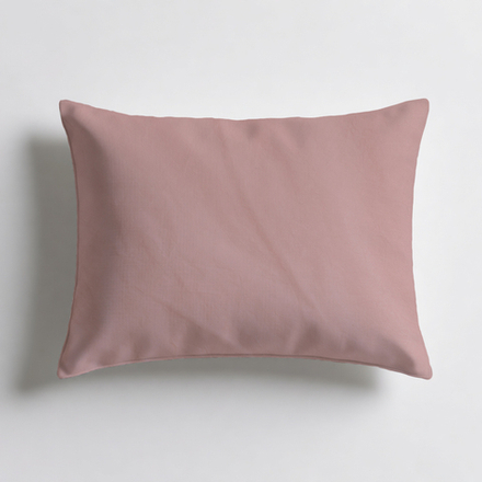 Наволочка из варёного хлопка, пыльная роза