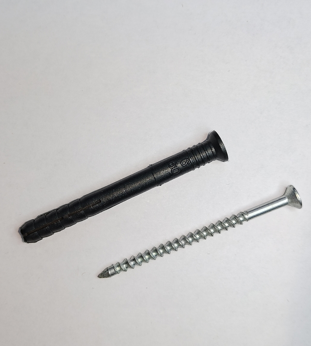 6х60 Дюбель с шурупом потайной (150 шт.)