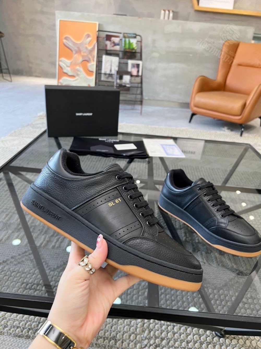 Кеды Saint Laurent