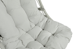 "Севилья" кресло-кокон из искусственного ротанга, цвет светло-серый