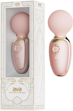 Нежно-розовый мини-вибратор с функцией нагрева Ava (Цвет: нежно-розовый)