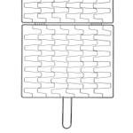 Решетка гриль 350 х 280 мм, универсальная, эластичное плетение, хромированная Camping Palisad