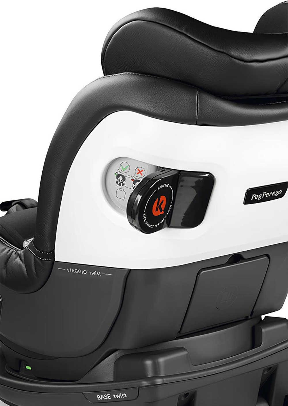 Автокресло Peg Perego Viaggio Twist с базой Twist Base Licorice