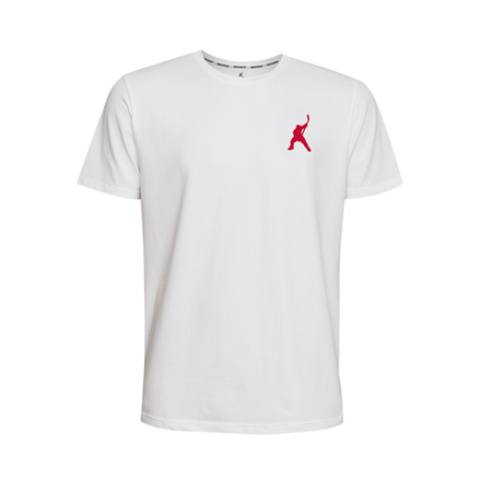 Футболка с красным маленьким хоккеистом гель