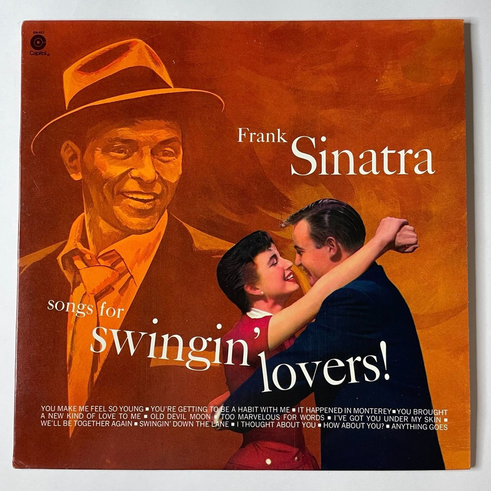 Винтажная виниловая пластинка LP Frank Sinatra Songs For Swingin Lovers (USA 1977)