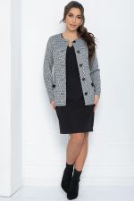 Жакет Времена года (черно-белый) Б14566-19М LT Collection