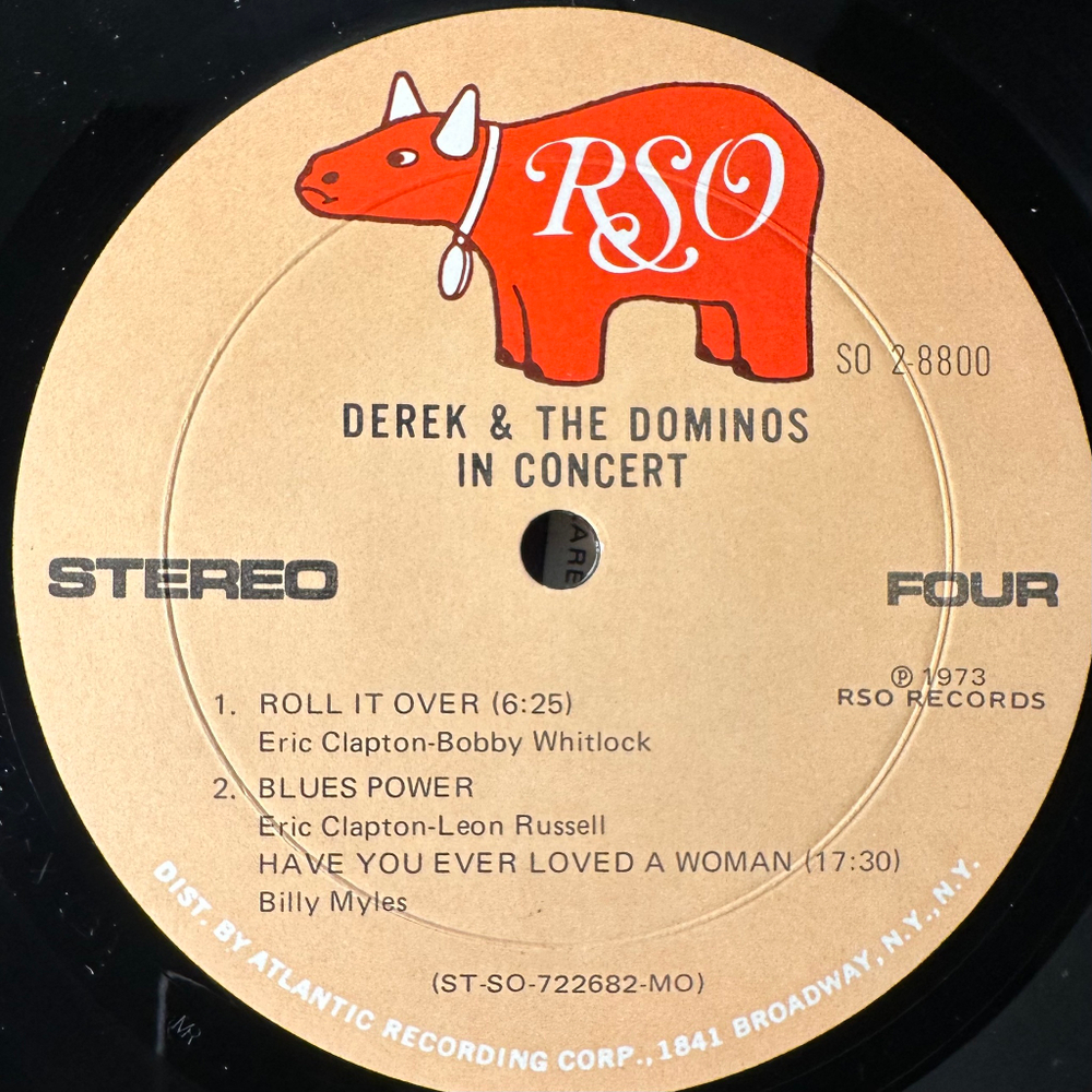 Derek & The Dominos ‎– In Concert 2LP (США 1973г.)