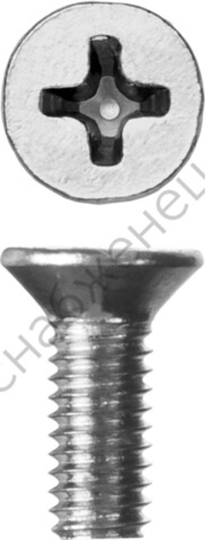 ЗУБР DIN 965 кл. пр. 4.8, M3 x 8 мм, винт с потайной головкой, цинк, 5 кг (303110-03-008)