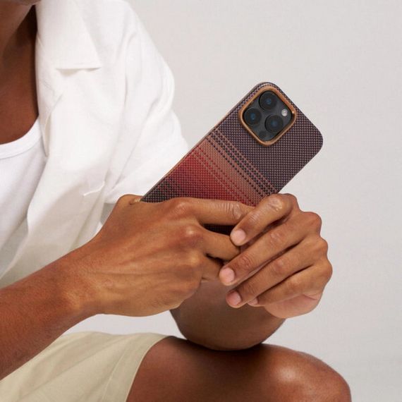 Противоударный чехол Pitaka Military-Grade Protective Case для iPhone 16 Pro Max Sunset (KI1601PPSUM)