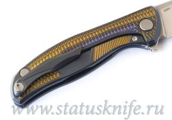 Нож Широгоров Флиппер 95 Горыныч S30V подшипник анодированиефотография - 7