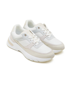 Кожаные кроссовки Calvin Klein - бежевый(HW0HW01869)