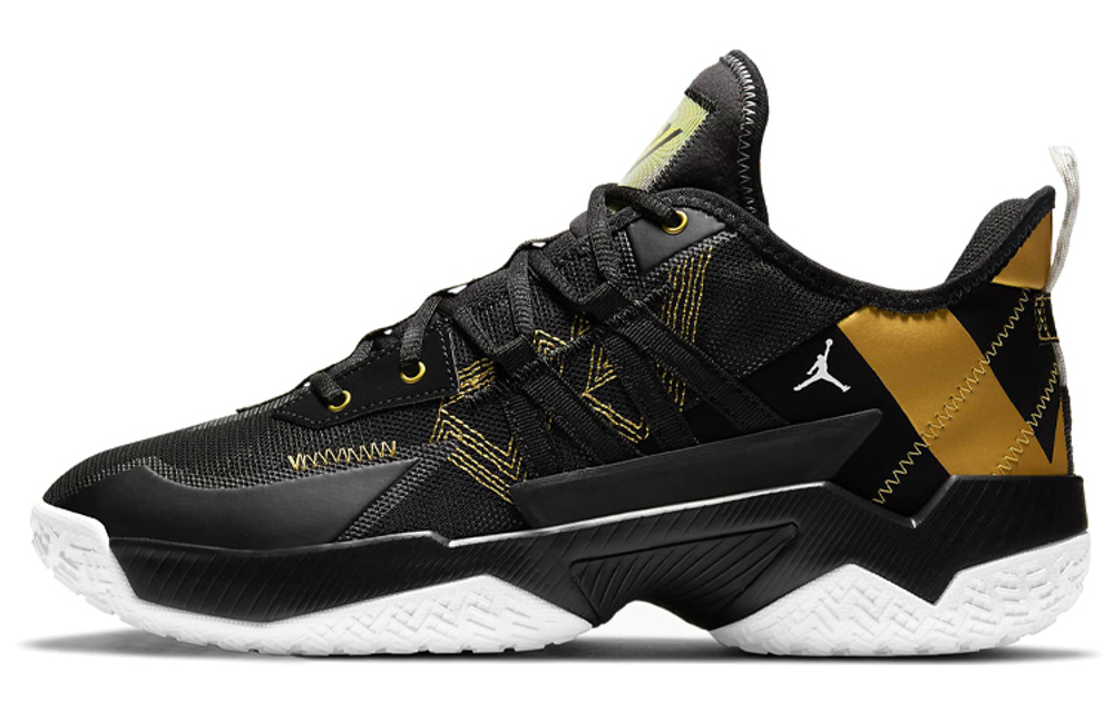 Air Jordan Westbrook One Take 2 Pf "Black Metallic Gold"