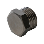 Заглушка с наружной резьбой STOUT SFT 0025 - 3/8" (для стальных труб, латунь никелированная)