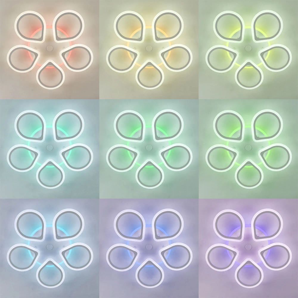 Citilux Транай Смарт CL235A150E RGB Умная люстра Белая