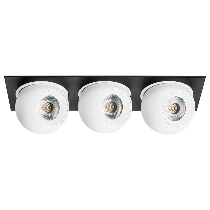 Комплект из светильника и рамки Lightstar Intero Ball (217537+217062+217062+217062) i537626262