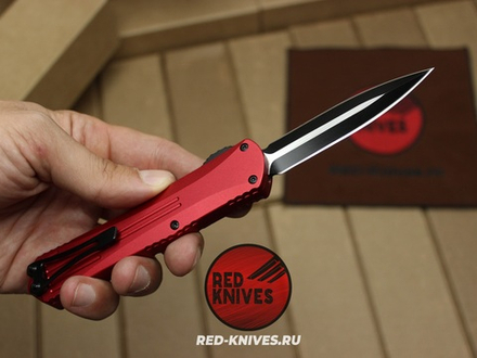 Heretic Knives Manticore-E D/E - красная рук, черный клинок RK/Н104