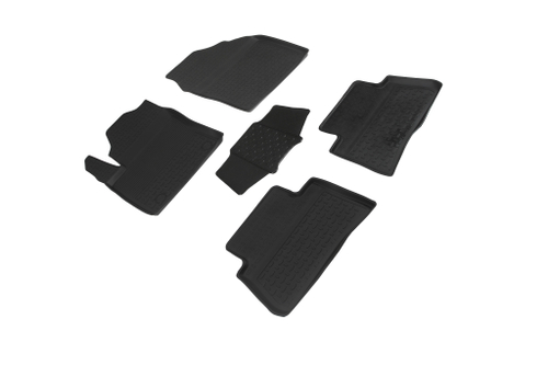 Резиновые коврики с высоким бортом для Toyota C-HR 2016-2023 Seintex.90235