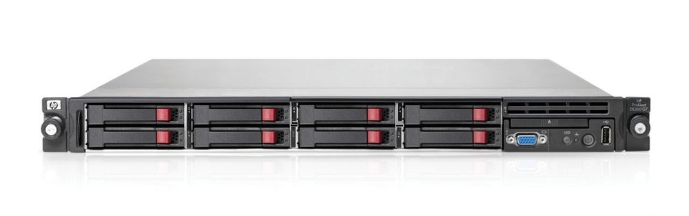 Сервер - HP ProLiant DL360G7 4(8) SFF 16gb (2x8) ddr3, no hdd, 2x E5620 , P410i 512mb, psu 2x 460w