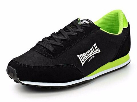 Кроссовки Lonsdale Broughton Mix Black/Green