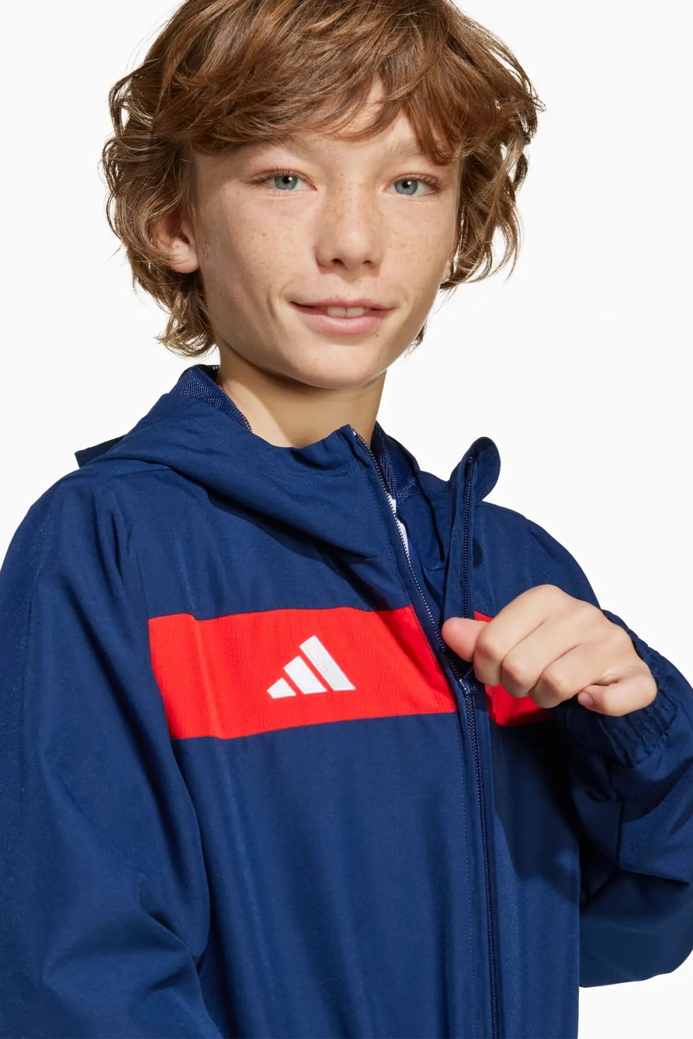 Кофта adidas Tiro 25 Essentials Woven Junior - темно-синий