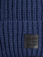 Шапка вязаная с ушками для детей