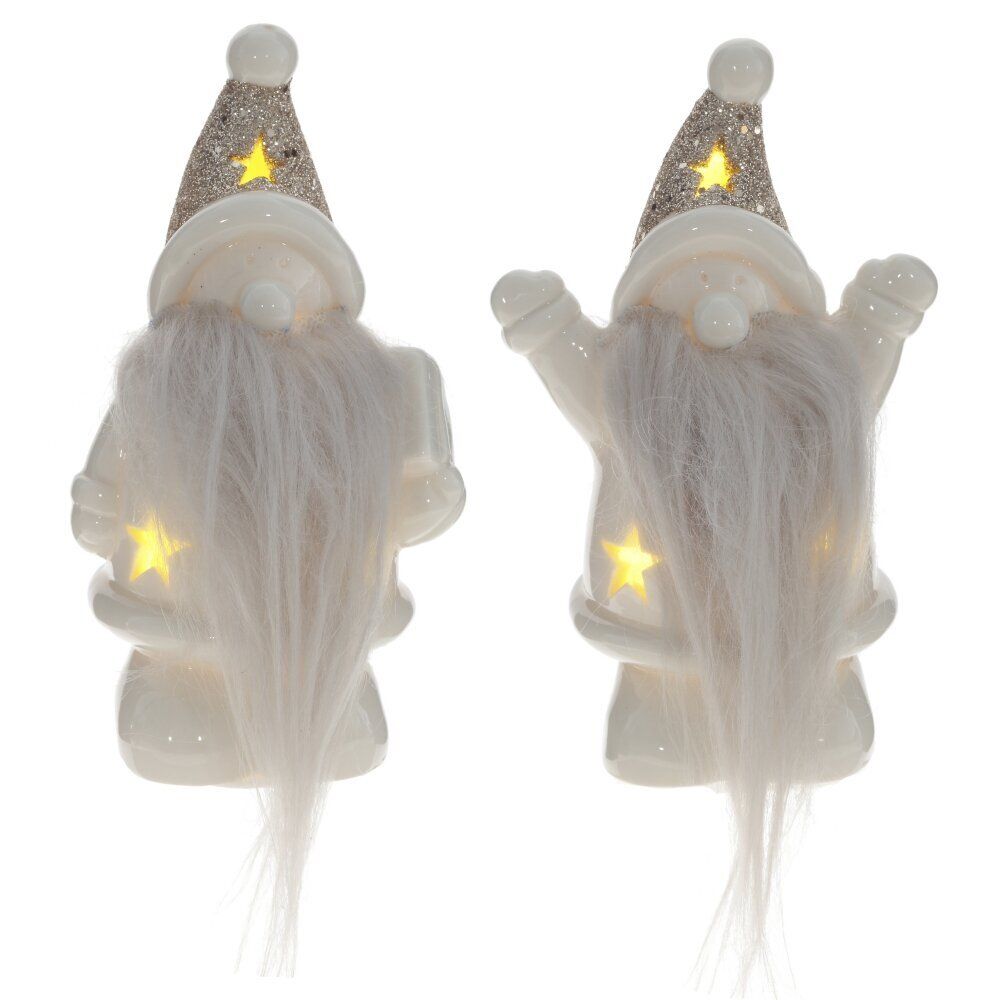 GAEM Фигурка декоративная "Дед Мороз" с подсвет (2хLR44), L8 W6 H13 см, 2в.