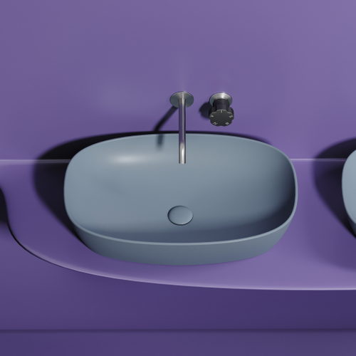 Раковина Ceramica Nova Element 60 см CN6049MHL серо-голубая