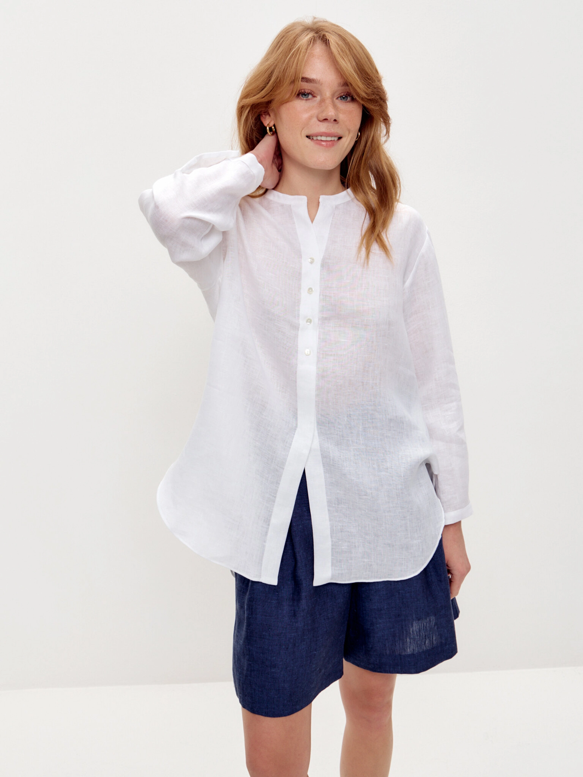 Льняная рубашка