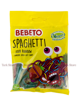 Жевательный мармелад Bebeto "Spaghetti" (радуга) 80 гр