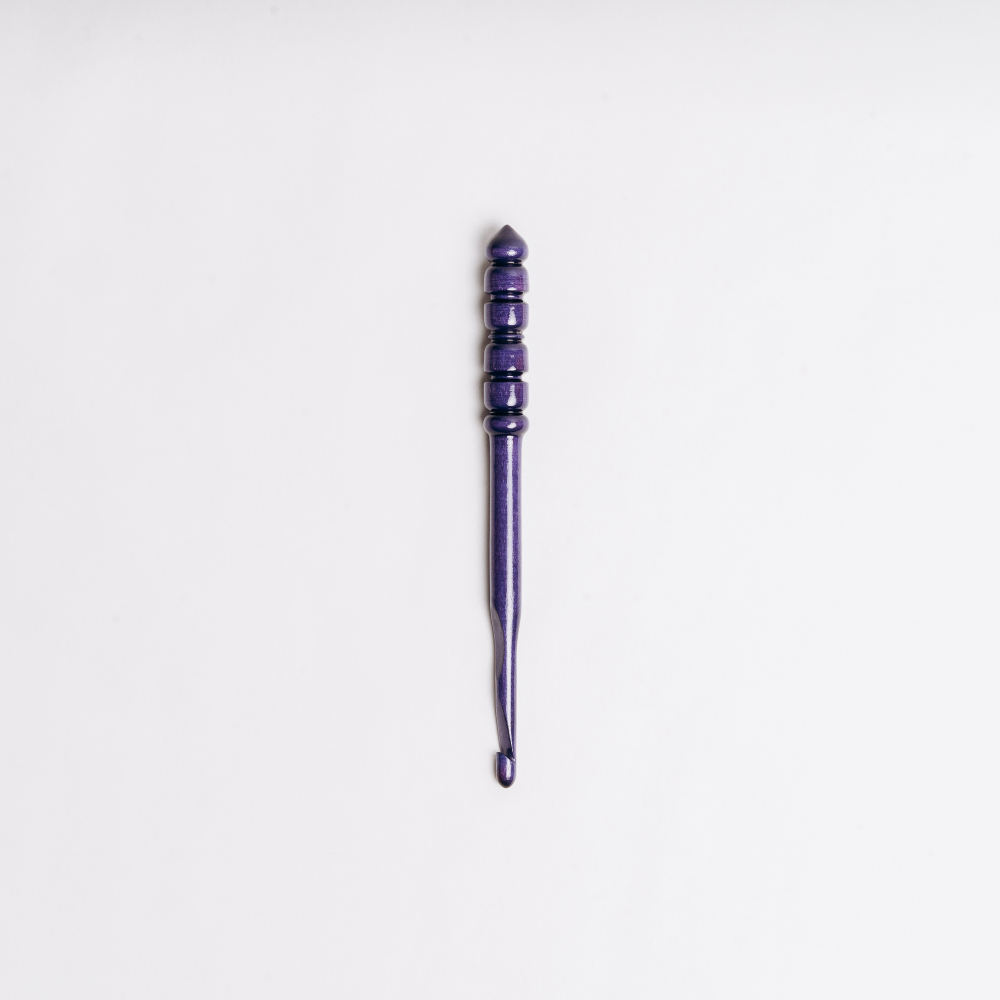 Деревянный крючок для вязания из древесины клена 7 мм. K345