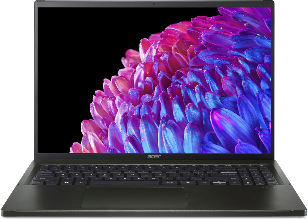 Ноутбук Acer Swift Edge SFE16-44-R2RD, 16" (3200x2000) OLED 120 Гц/AMD Ryzen 7 8840U/16 ГБ DDR5/1024 ГБ SSD/AMD Radeon Graphics/Windows 11 Home, Черный (NX.KTDCD.002)