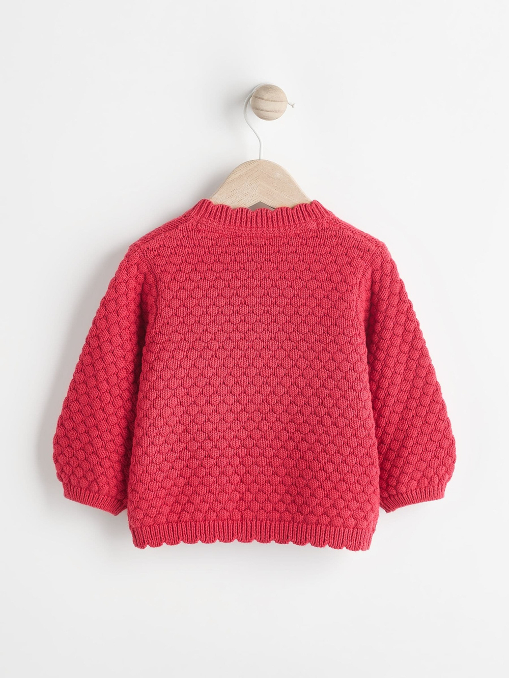 Вязаный кардиган для малышей Next K82-417, Красный