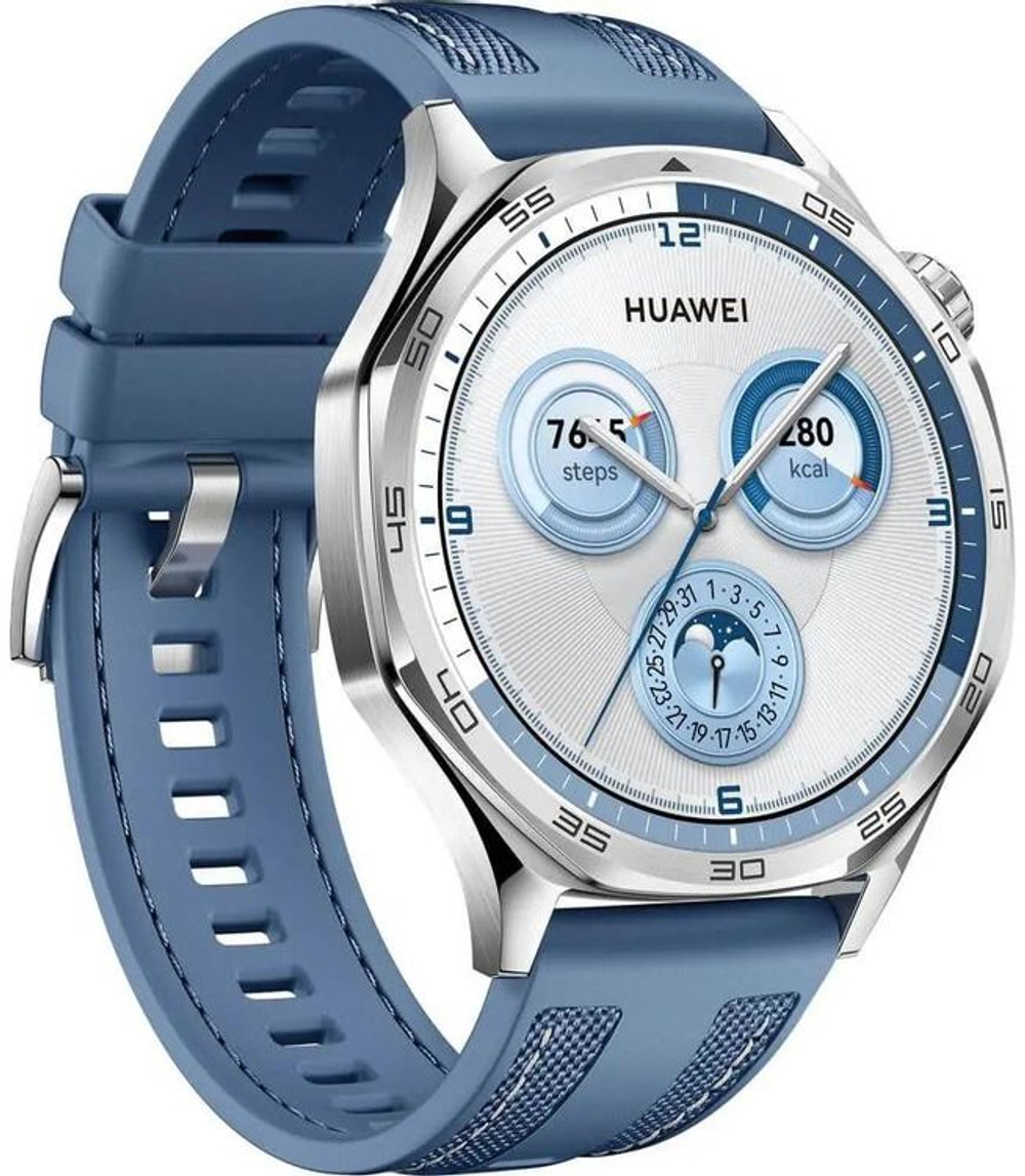 Смарт-часы Huawei Watch GT 5 Vili-B19W,  1.43",  синий/серебристый