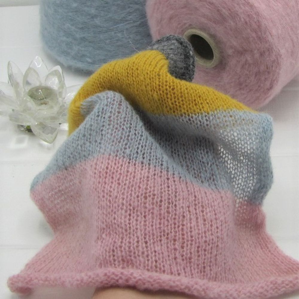 LAGOPOLANE 44% вспушеный меринос 15% вискоза 18% полиамид 23% акрил