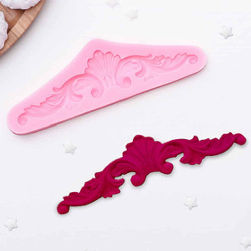 Молд силиконовый 14,3х4,7х0,9 см "Лепнина"