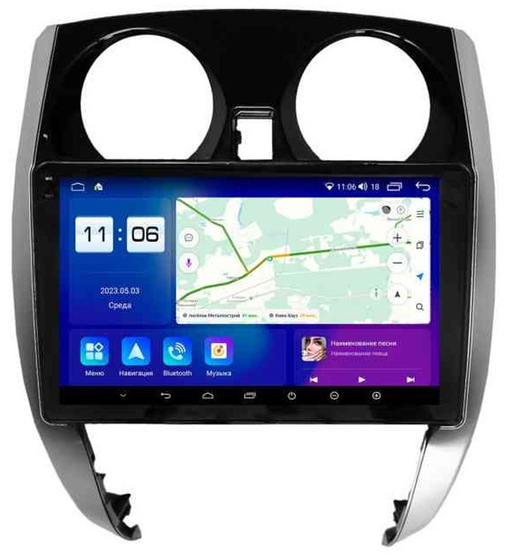 Магнитола для Nissan Note 2 2012-2021 (правый руль) - Parafar PF703RN2K на Android 13, QLED+2K, ТОП процессор, 4Гб+32Гб, CarPlay, 4G SIM-слот