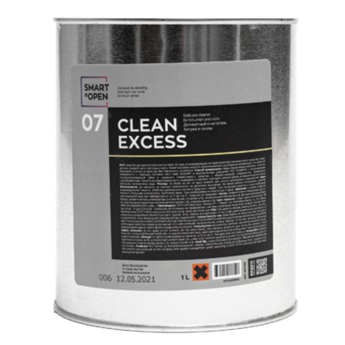 Smart Open CLEAN EXCESS 07, 1л (Деликатный очиститель битума и смолы)