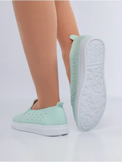 Мокасины летние с перфорацией