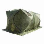 Палатка СТЭК Куб Дубль 3Т трехслойная камуфляж (440х220х205 см)