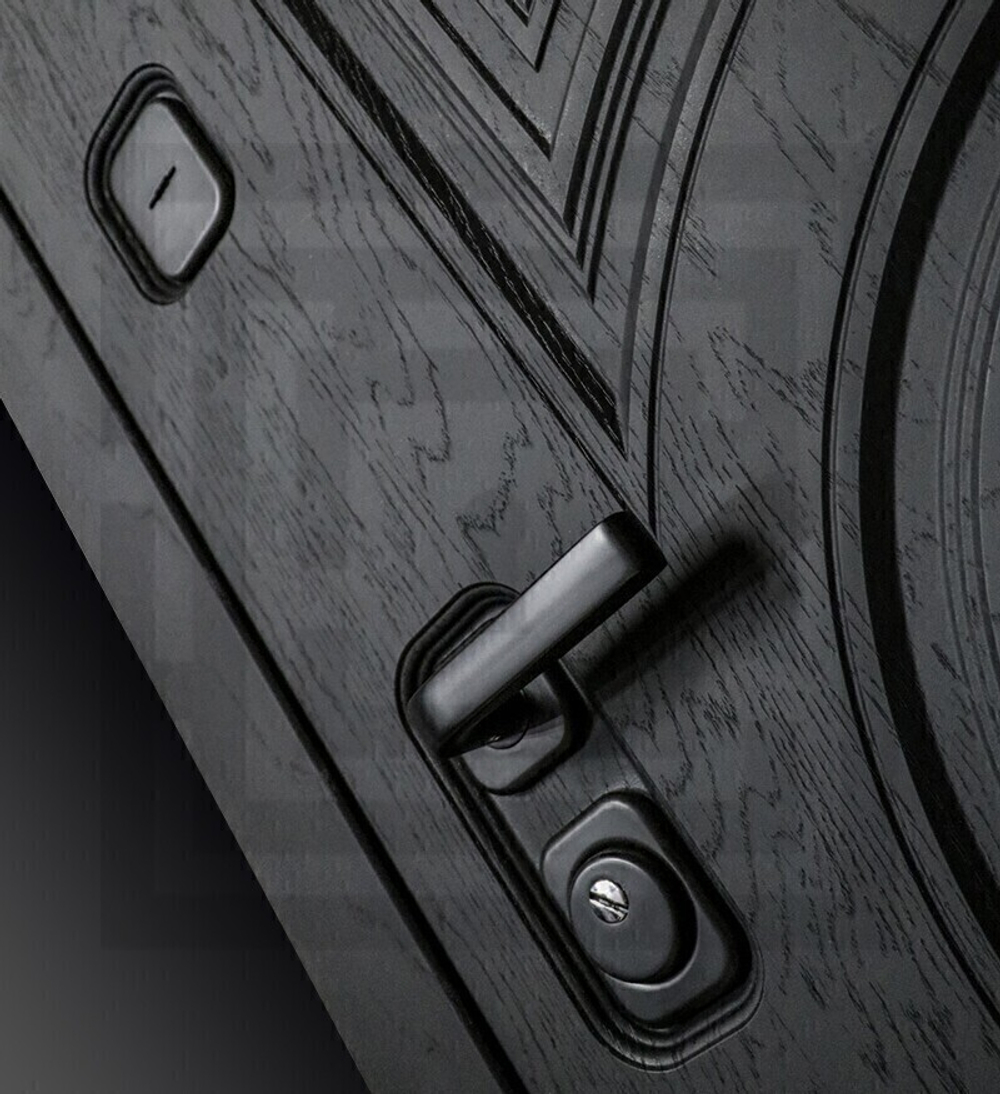 Входная металлическая дверь Лабиринт GRAND (Гранд) Альберо блэк / 25 Белый софт, черная вставка