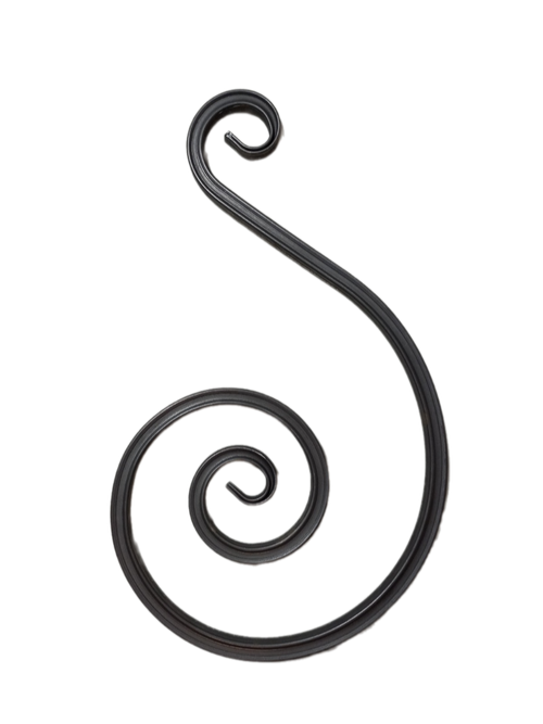 Кованый элемент "Валюта L", 480х285 мм